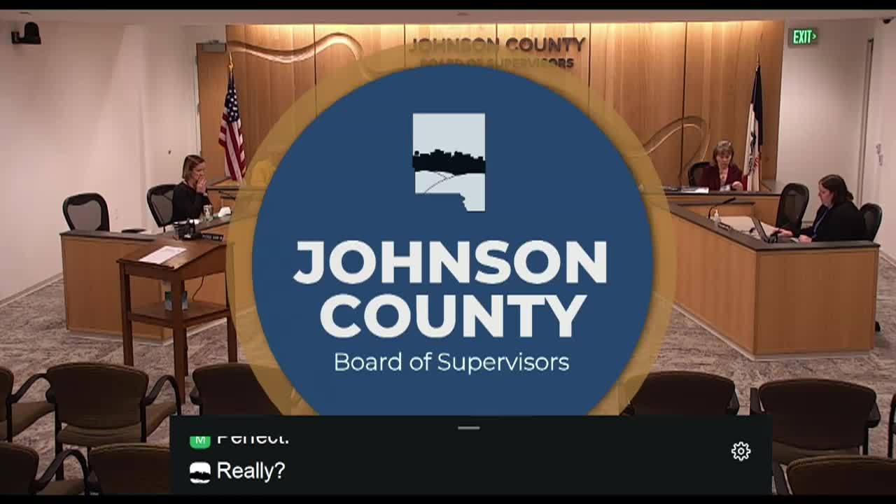 Thumbnail image for Johnson County Board of Supervisors (Apr. 30, 2026)