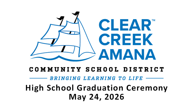Thumbnail image for Clear Creek Amana High School Commencement (May 24, 2026)